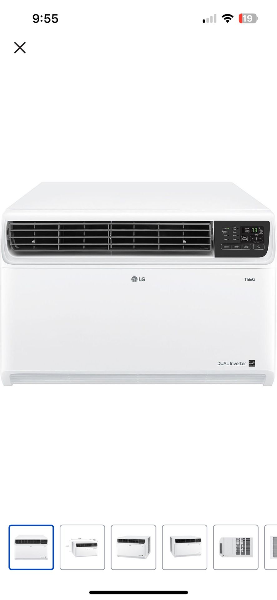 18000 BTU Lg Aircondioner 250obo