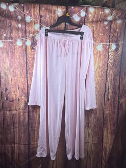 No Boundaries Pink Ribbed Drawstring Lounge Pants Women's XXL