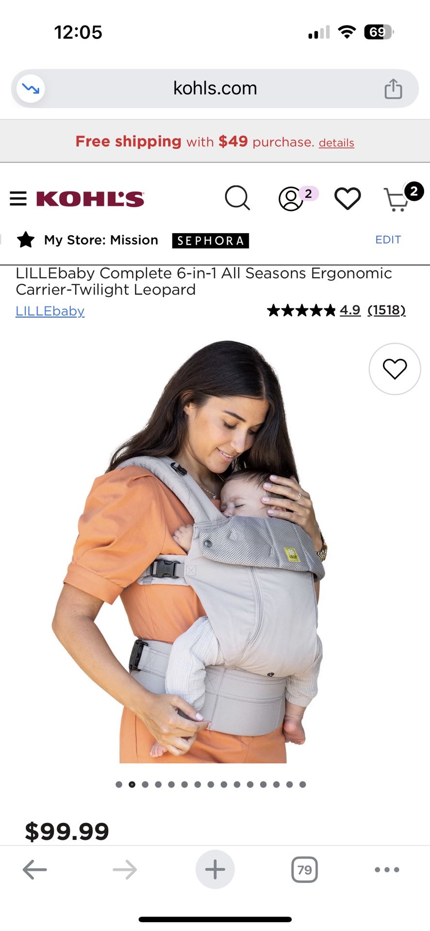 Lille Baby Baby Carrier