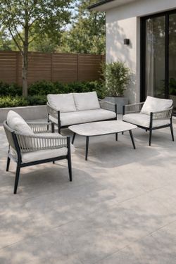 4pc outdoor modern patio furniture set
