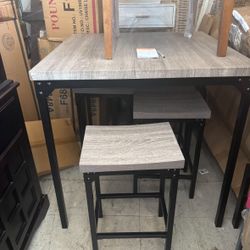 Dining Table Set With 4 Chairs 