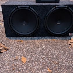 Dual Hertz Audio 12 Inch Subs with 750 Watt Amp