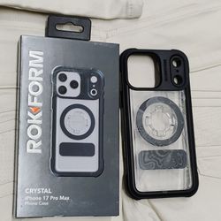 Rokform iPhone 17 Pro Max Magnetic Clear Case 