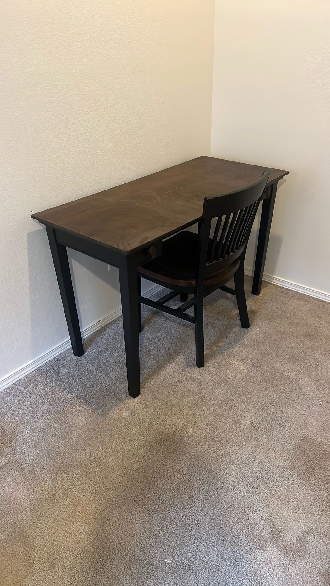 Beautiful Wooden Desk And Chair