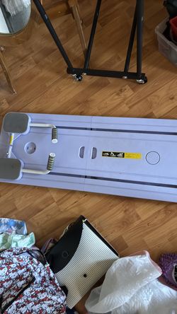 Pilates workout reformer
