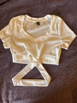 White Crop Top