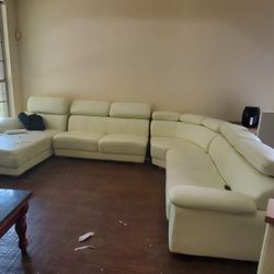 Authentic Leather Couch