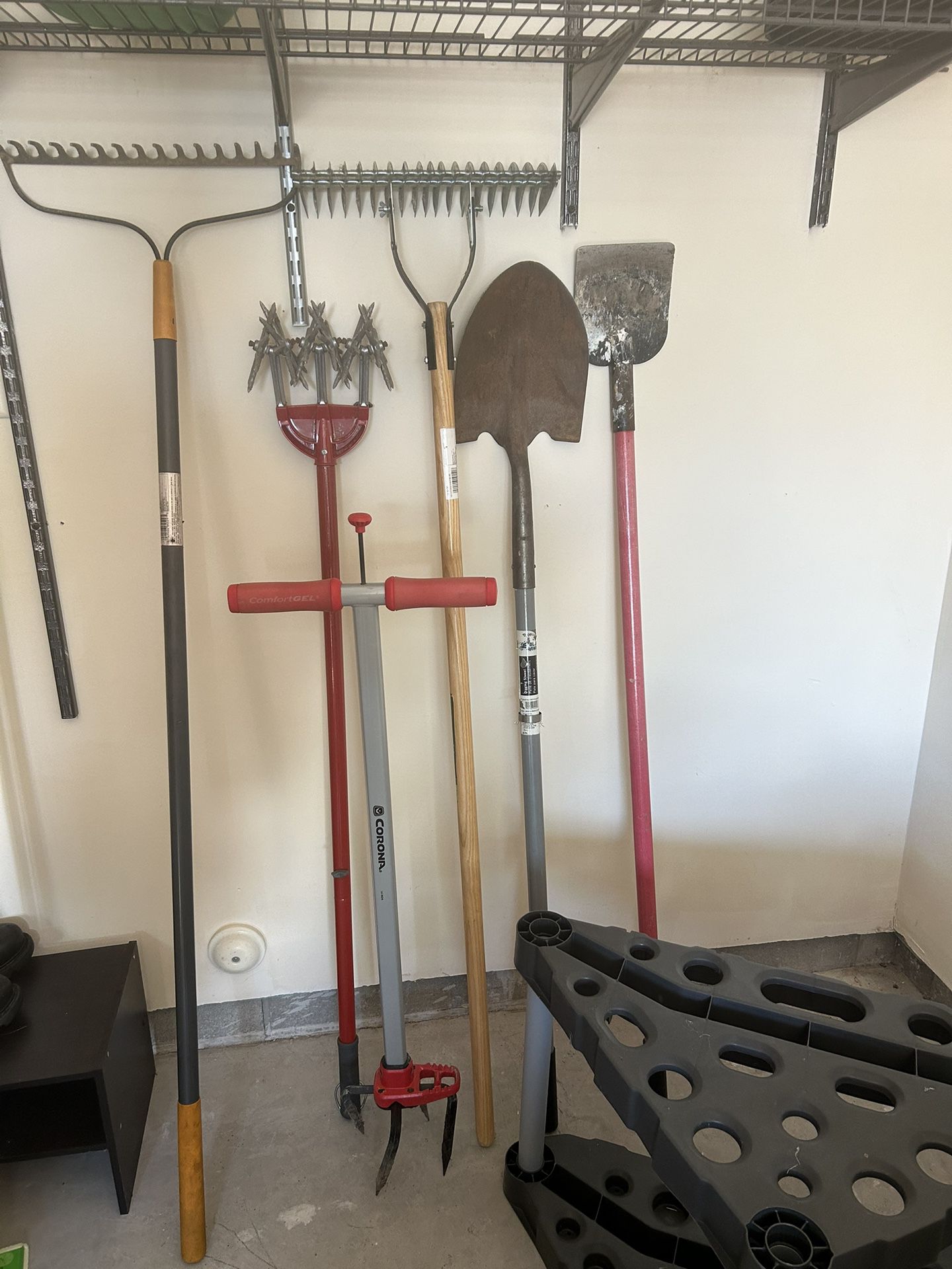 Garden tool Stand  &. Tools 