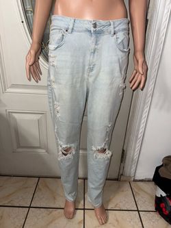 Women’s Wax Jean Light Boyfriend Distressed Jeans size 9/29