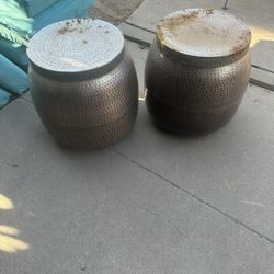 2 Medium Size Barrels 