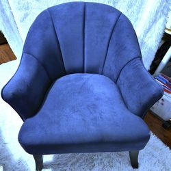 Accent Chair, Navy Blue 