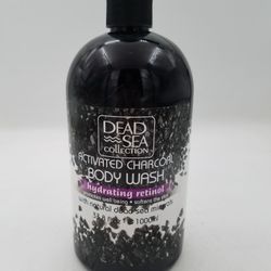 Dead Sea Collection Activated Charcoal Body Wash Hydrating Retinol.
