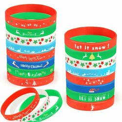 Christmas Silicone Bracelets $8 - New 40pcs.