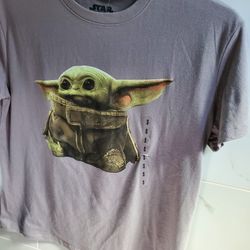 Grogu Baby Yoda Mandalorian Shirt Small