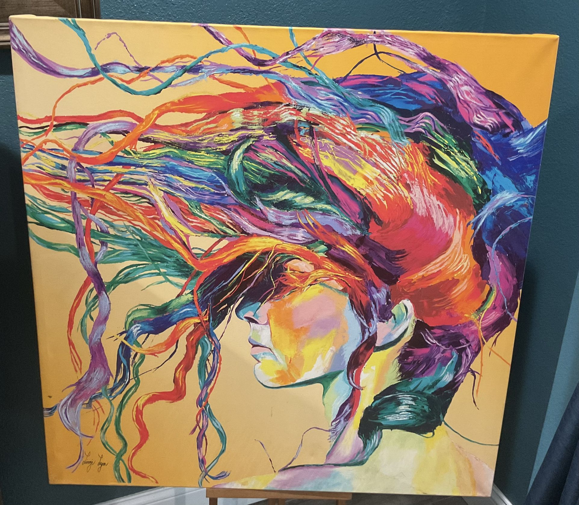 Windswept Wrapped Canvas By Linzi Lynn