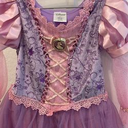 Rapunzel Princess Dress Disney Original-Halloween Costume 