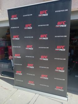 UFC backdrop 55x58 $100 PICK UP ONLY