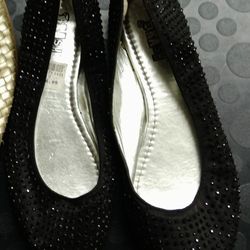 Ladies Party Slip On Shoes Size 7.5