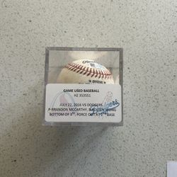 Game Used Baseball Dodgers Vs Diamondbacks