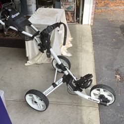 Clicgear 4.0 three wheel golf push cart