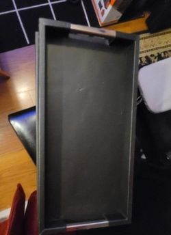 Leather Tray Serving