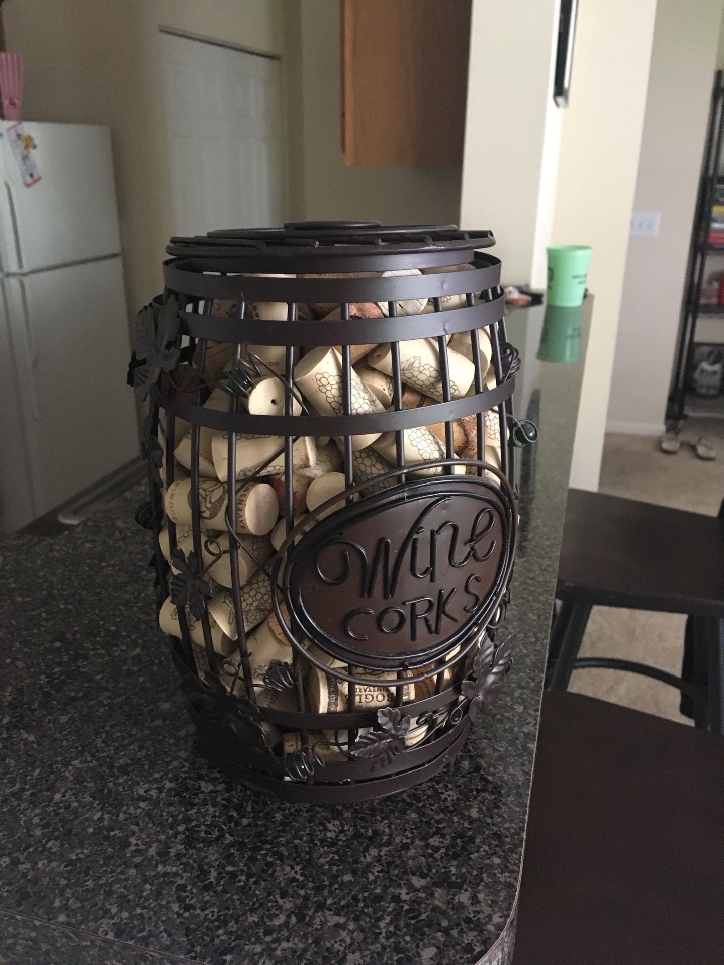 Wine cork holder