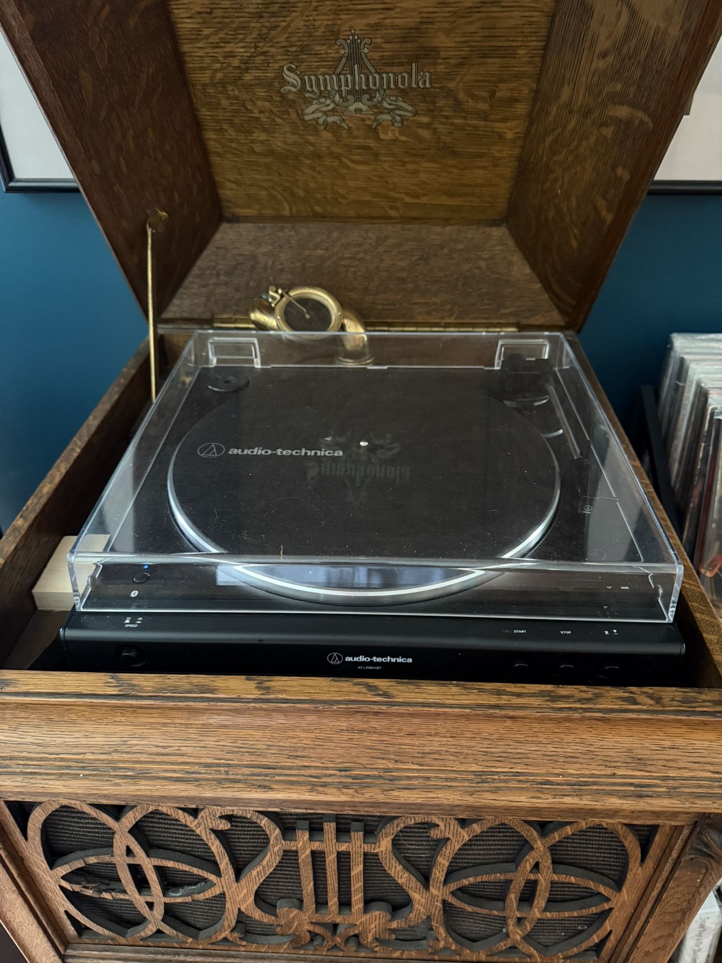 Audio Technica Turntable Record Player LP60XBT With Upgraded Stylus / Needle