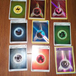 Holographic Energy Pokemon Cards
