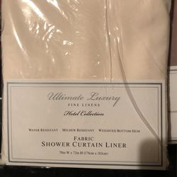 Shower Curtain Liners - Two