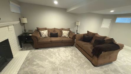 2 Couches + 2 End Tables +  1 Coffee Table