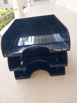 Paper Trays - 3 back plastic
