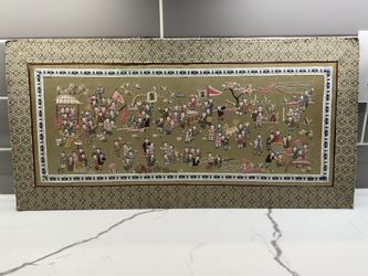 Vintage Chinese Silk Embroidery, 100 Children