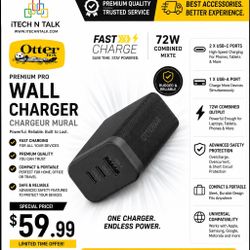 Otter Premium Wall Charger 72w 3in1 