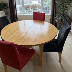 4 People Dining Table Set - Extendable