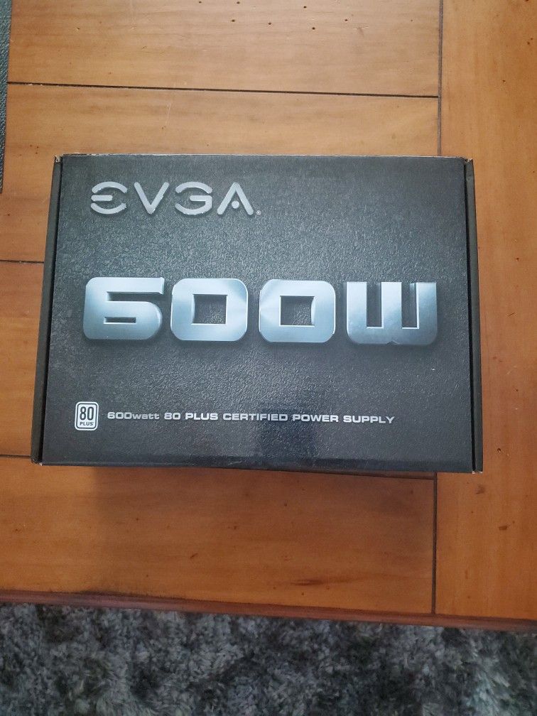 EVGA 600W Power Supply (80 Plus Certified)