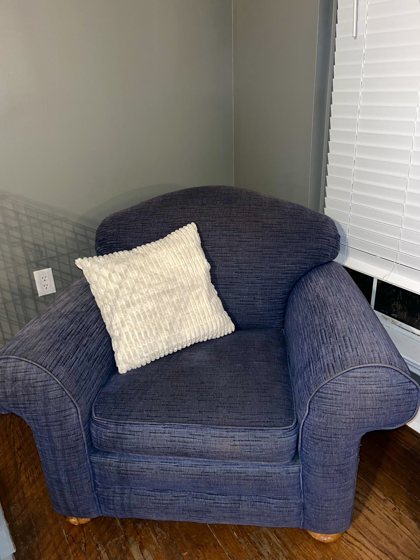 Blue Reclining Chair