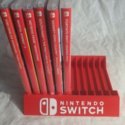 Nintendo Which Videogame Holder For Storage Holds Up to 12 Games 3d Print Made To Order 