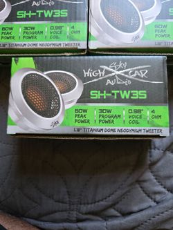 SKYHIGH CAR AUDIO TWEETERS
