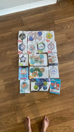 Happy Birthday Mitch Match Balloon Set