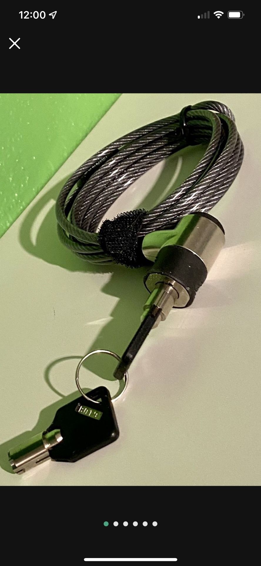Laptop Or Monitor Locking Cable.