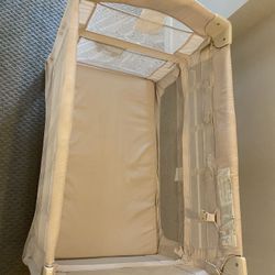 Baby Bedside Sleeper Bassinet Bed: 3-in-1 Portable Crib for Newborns, Side Sleeper for Babies, Toddler Play Pen