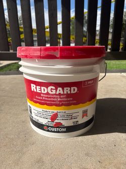 Redgard waterproofing