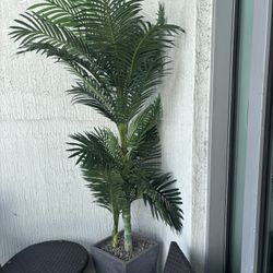 2 Large artificial plants in like-new condition