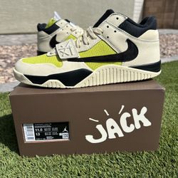 Air Jordan Jumpman Jack TR Travis Scott Bright Cactus NEW/SNKRS RECEIPT SIZE: 11.5 $280 FIRM ONLY!
