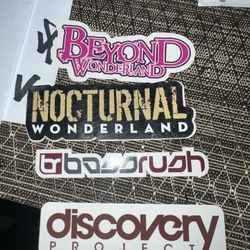 Rave Event Stickers  Decals 