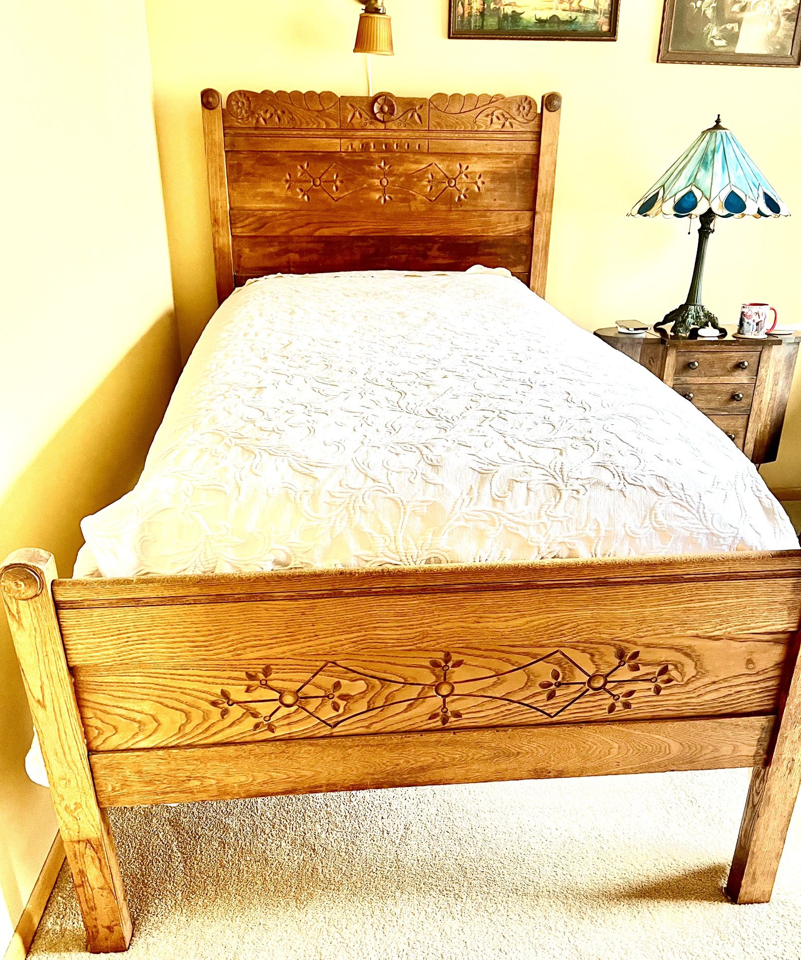 Antique Head And Footboard