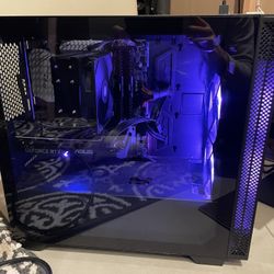 gaming pc Powerspec G228 upgraded 10th gen I5 Asus 3060TI 32GB Ram RGB colors