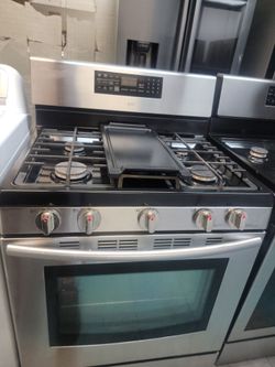Samsung gas stove stainless steel
