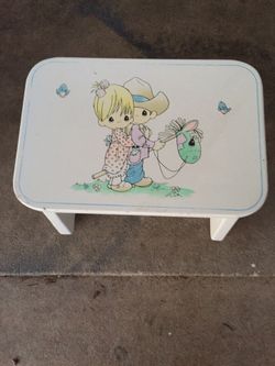 Precious Moments Foot Stool