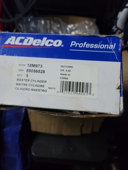 ACDelco brake master cylinder